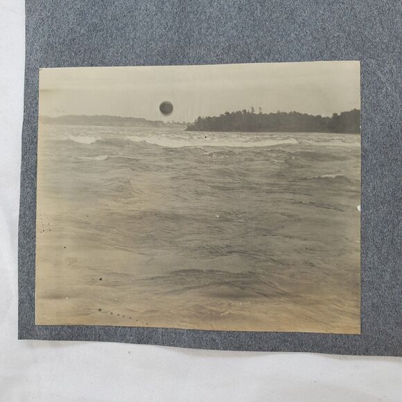 Antique Photos Seaside Boardwalk Shops Donkey Steamboat Island Cityscape Ocean - Picture 7 of 11